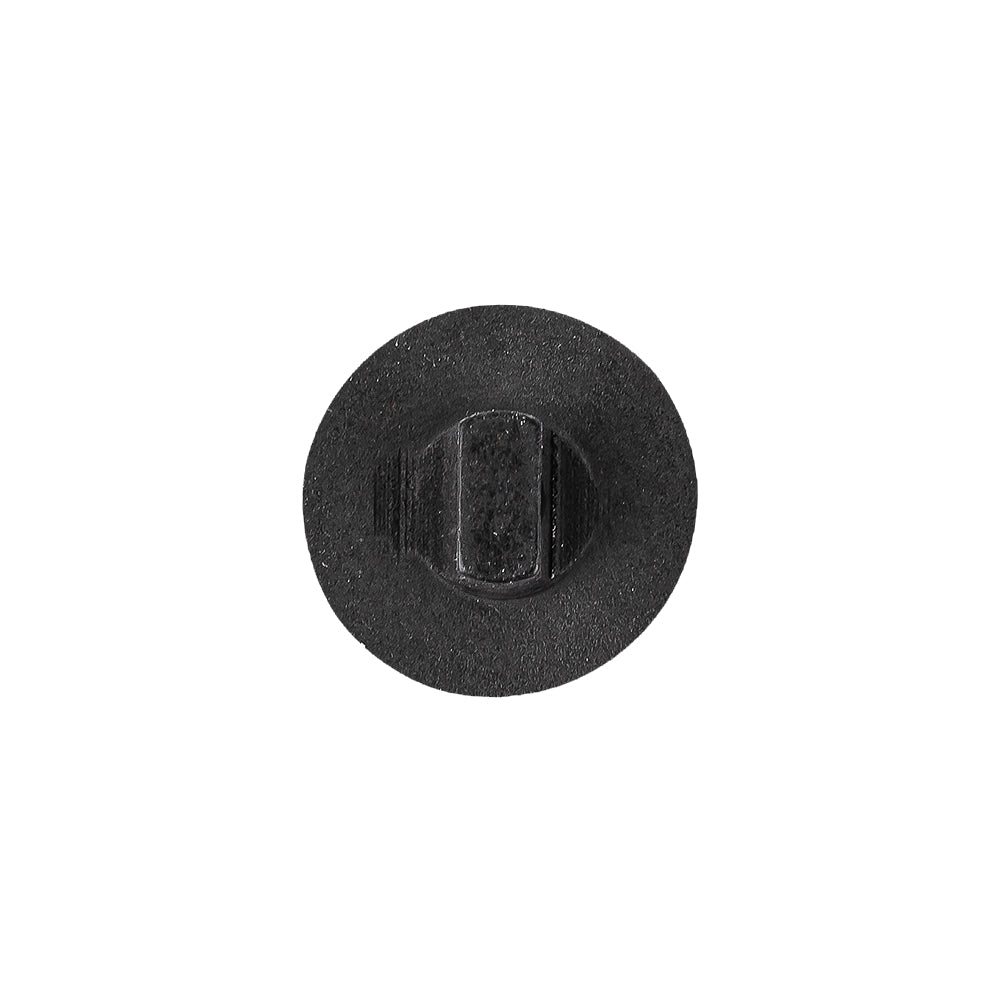 Plastic Shank Back Button - 24L/15mm - Black Alligator Skin Embossed - Joann Fabrics