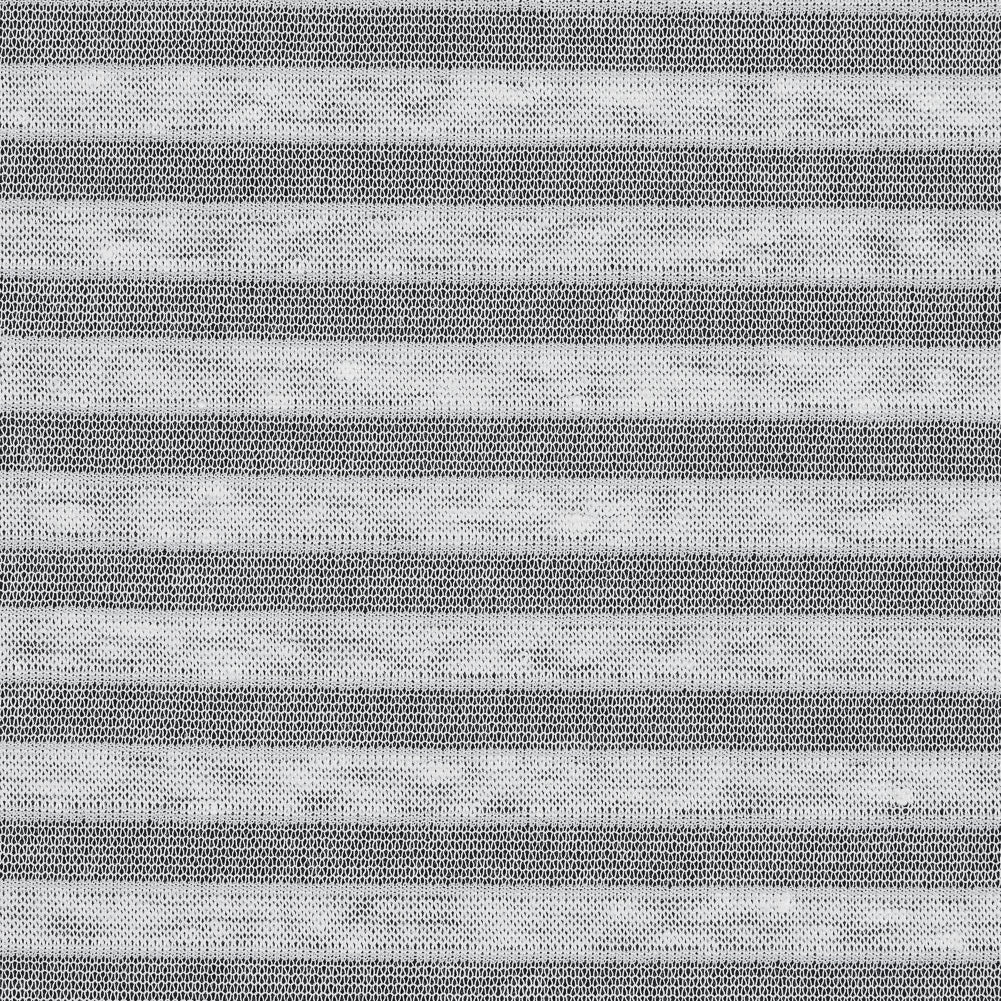 Sheer White Bengal Striped Stretch Cotton Jersey - Joann Fabrics