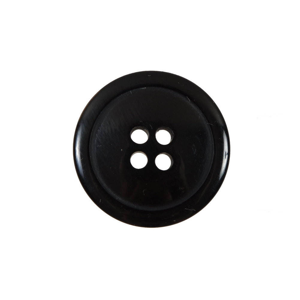 Black 4-Hole Plastic Button - 36L/23mm - Joann Fabrics