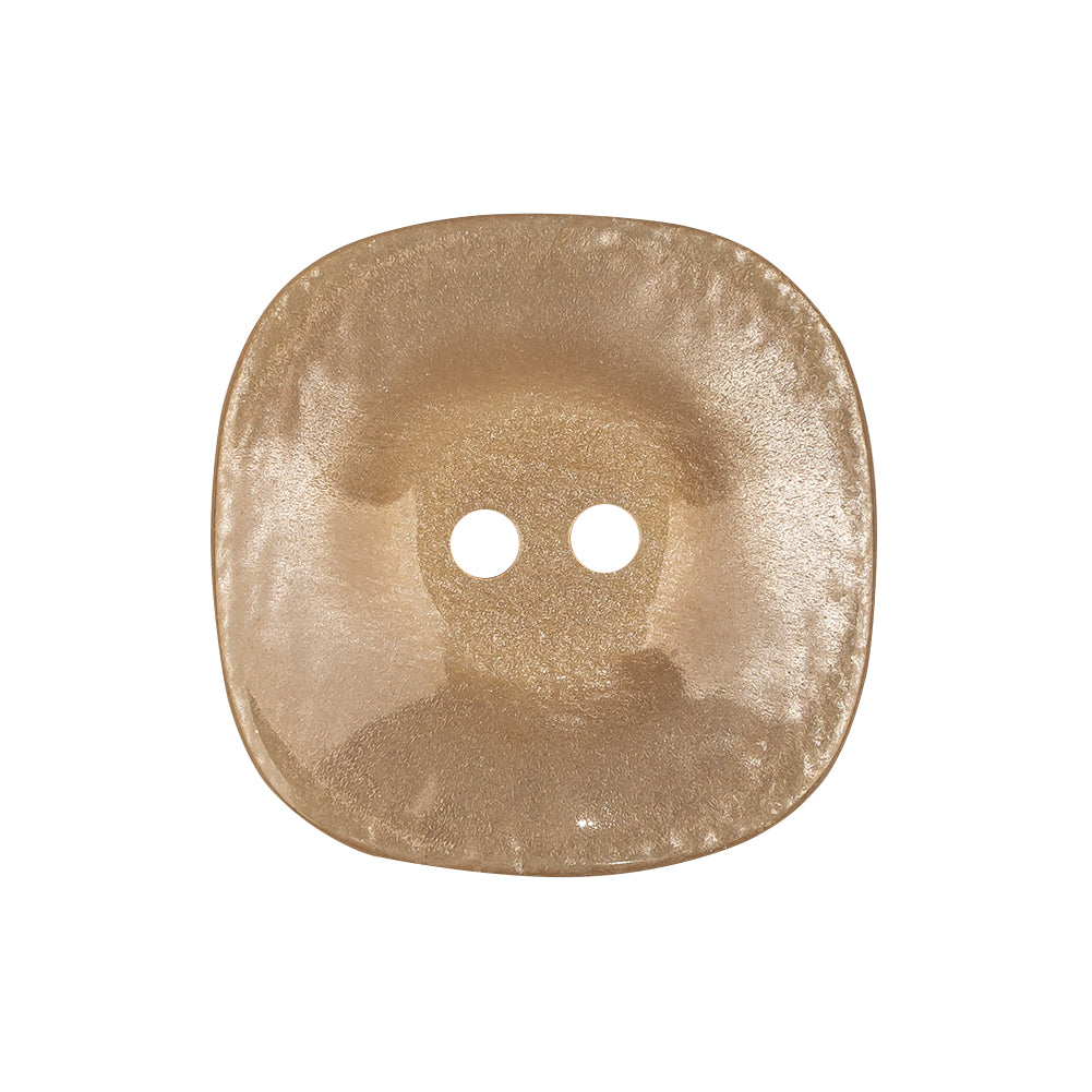 Wheat Iridescent Deepwell 2-Hole Plastic Button - 42L/27mm - Joann Fabrics