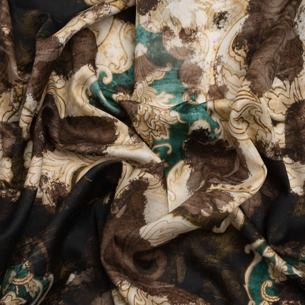 Mood Exclusive Brown Vieux Carre Cotton Voile - Joann Fabrics