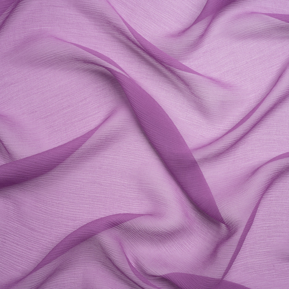 Crinkled Silk Chiffon - Bright Purple - Premium Collection - Joann Fabrics