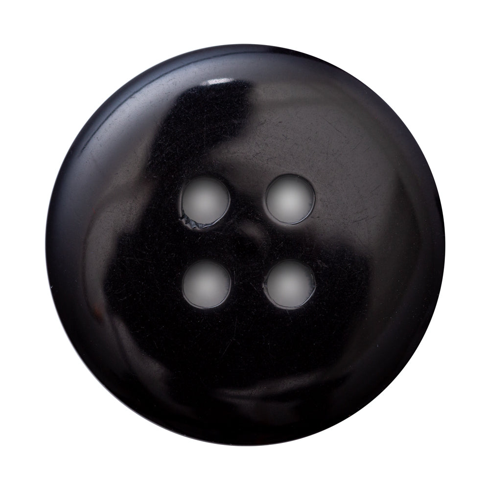 Italian Navy 4-Hole Velvet-Faced Plastic Button - 54L/34mm - Joann Fabrics