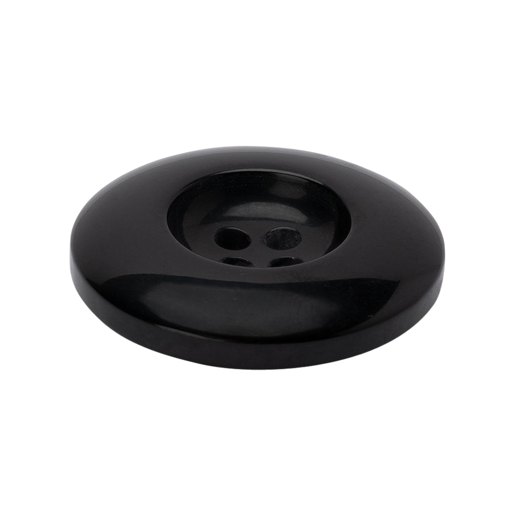 Plastic 4-Hole Button - 44L/28mm - Black Ink Well - Joann Fabrics