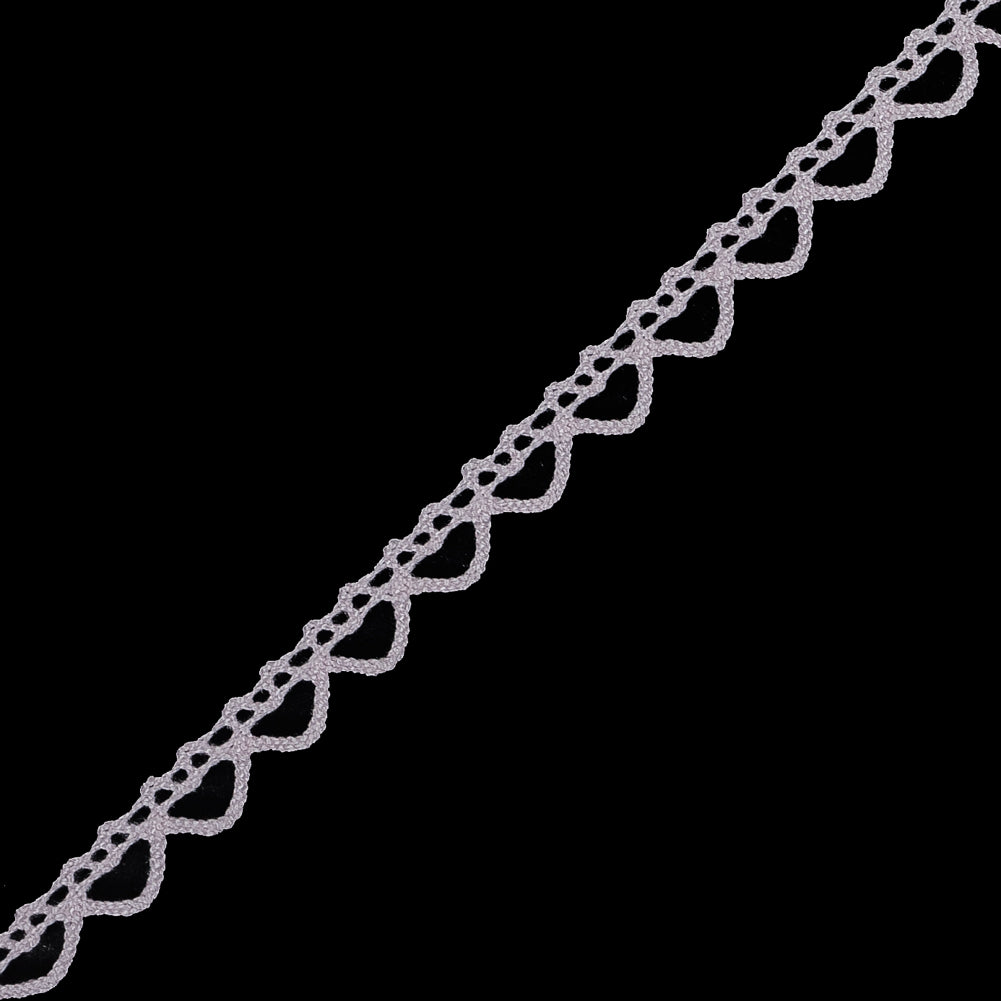 Light Pink European Cotton Crochet Trim - 0.375