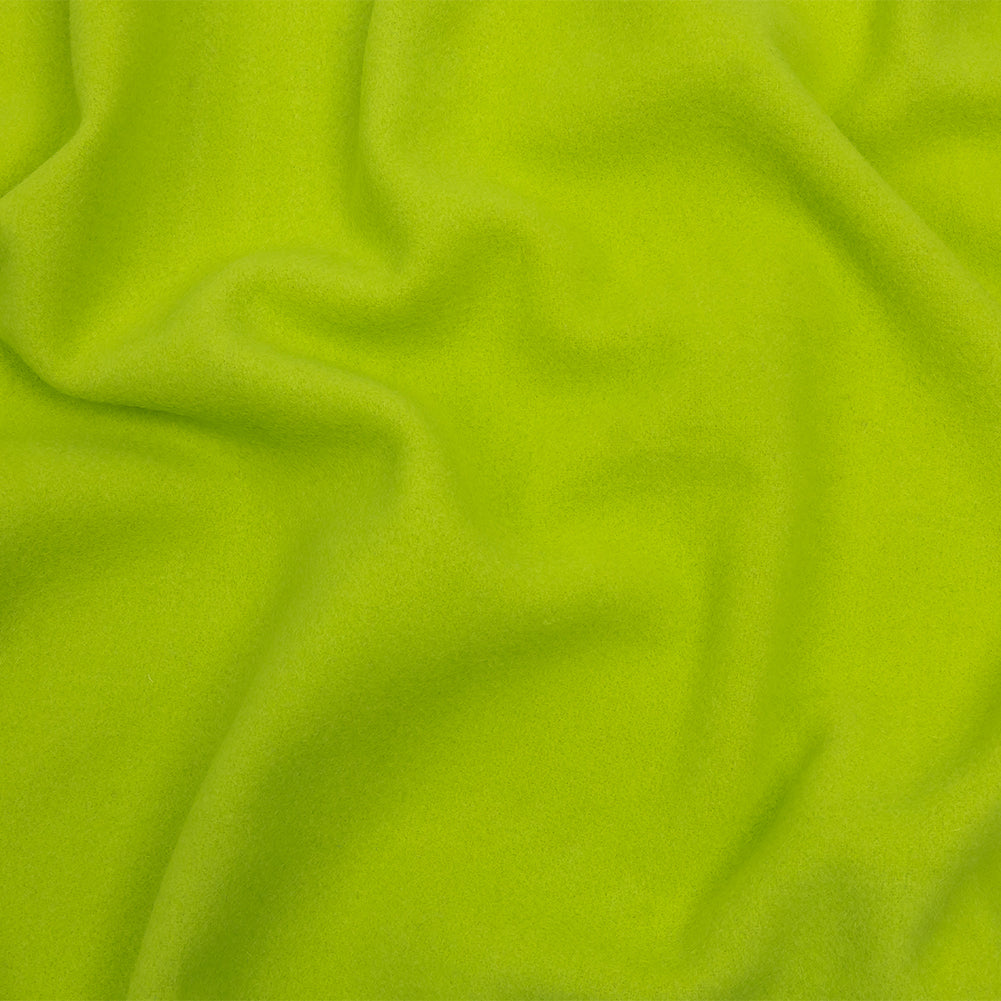 Wool and Cashmere Coating Made in Italy - Lime - Alberini Collection - Joann Fabrics