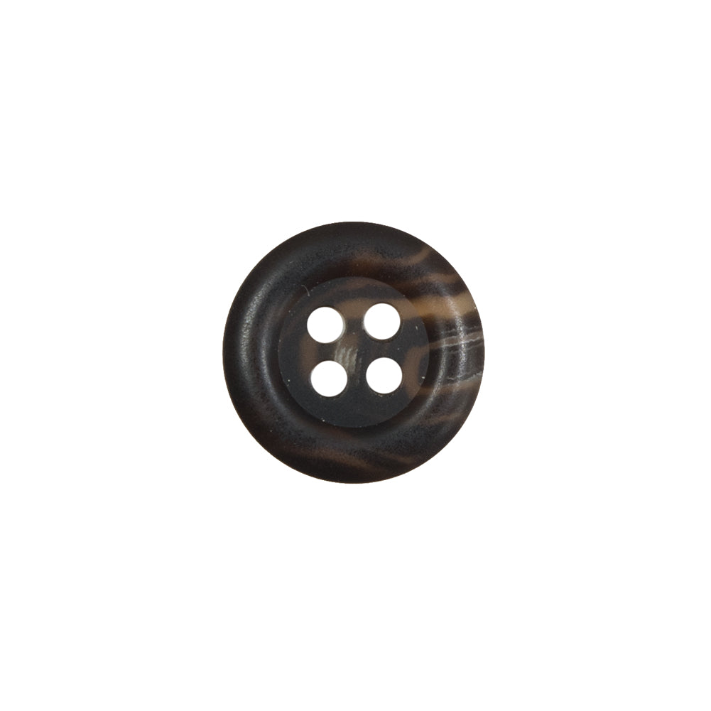 Brown Plastic 4-Hole Button - 22L/14mm - Joann Fabrics