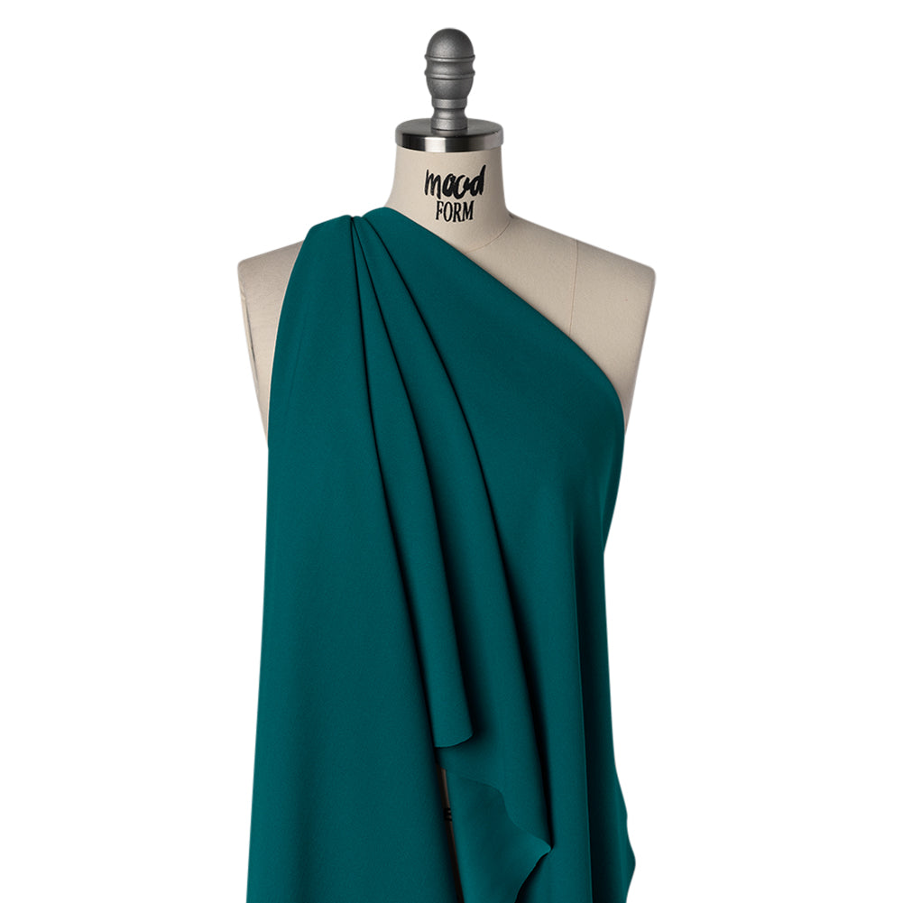 Stretch Polyester Crepe Scuba Knit - Deep Lake - Designer Deadstock - Joann Fabrics