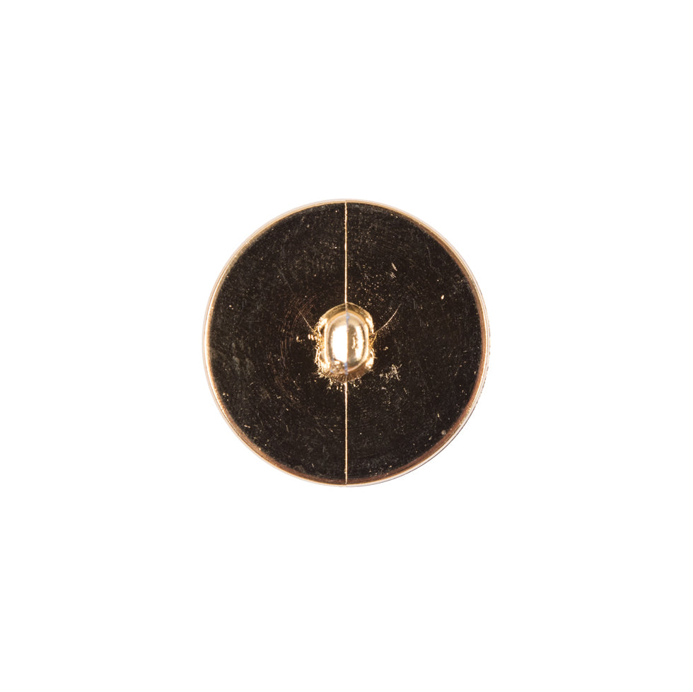 Italian Gold Plated Shank-Back Button - 24L/15mm - Joann Fabrics