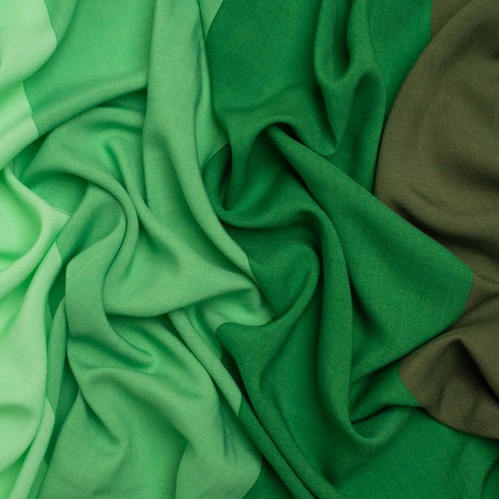 Rayon Batiste - Green Wide Stripes - Joann Fabrics