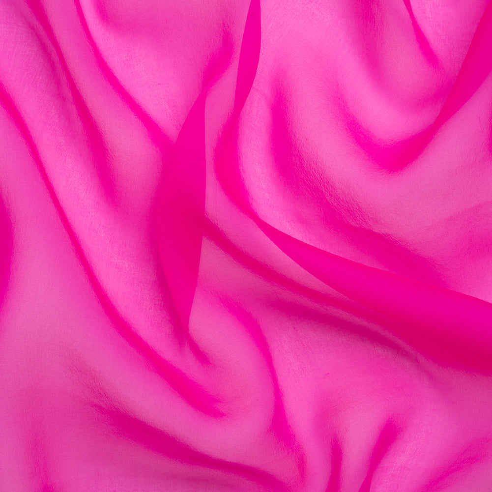 Chiffon-Like Silk Voile - Hot Pink Iridescent - Adelaide Collection - Joann Fabrics