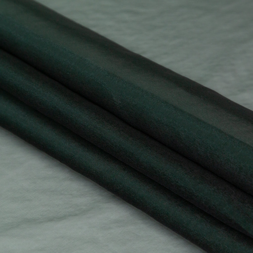 Shimmering Organza - Emerald and Black Iridescent - Julliette Collection - Joann Fabrics
