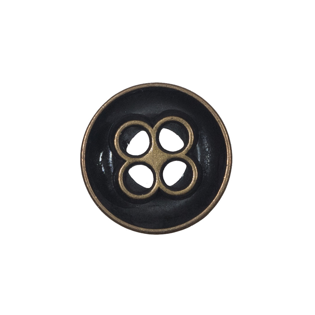 Italian Antique Gold Metal 4-Hole Button - 36L/23mm - Joann Fabrics