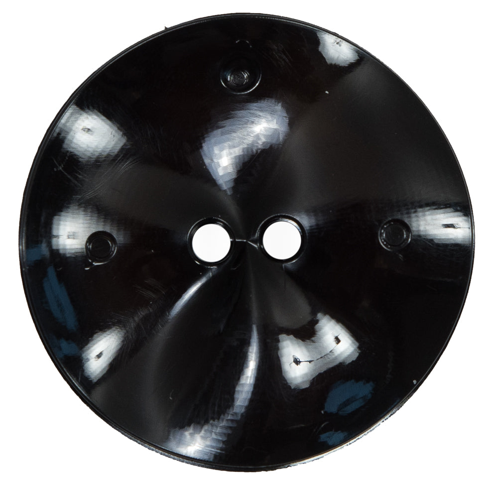 Italian Black Textured Wave Button - 64L/40.5mm - Joann Fabrics