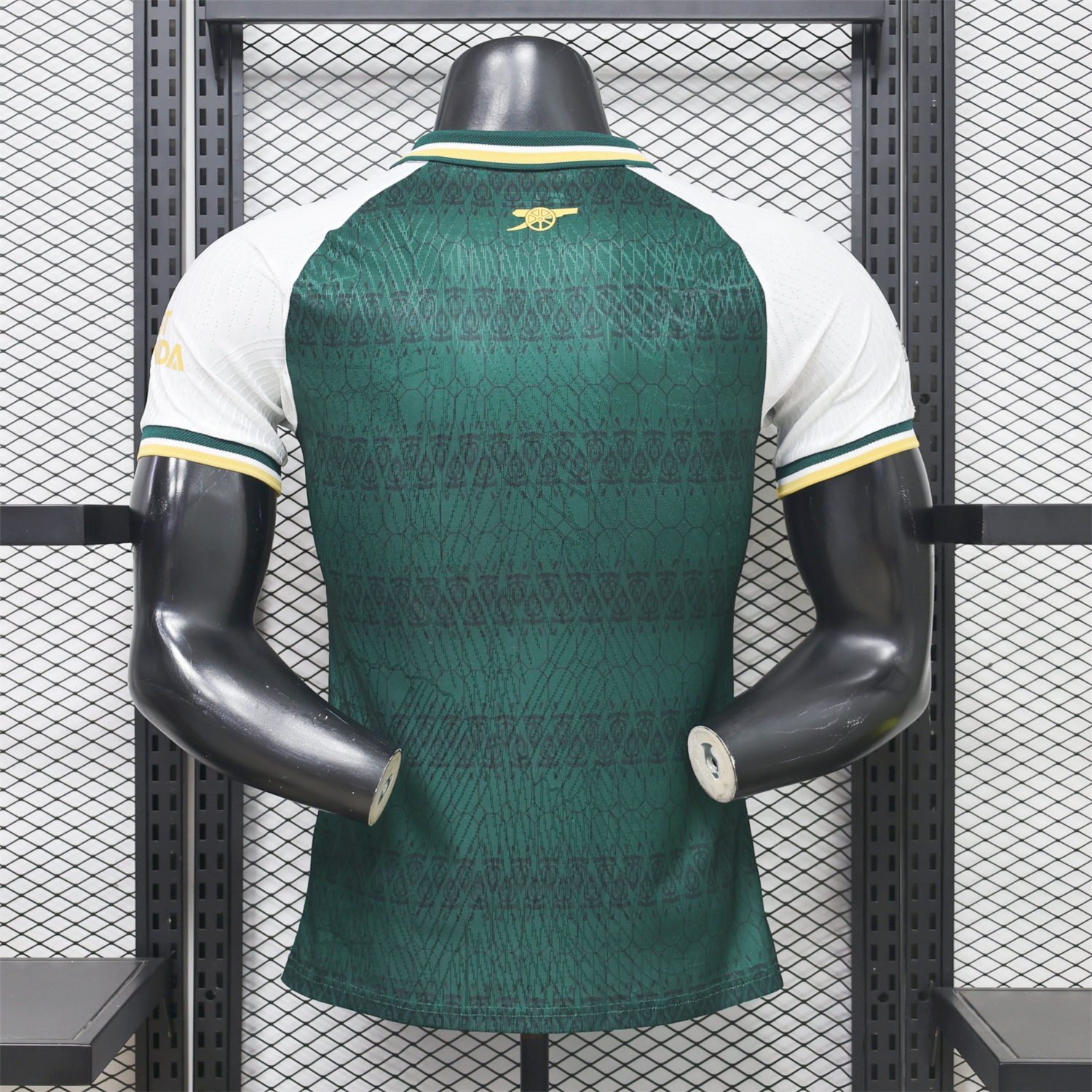 Arsenal 26-27 Champions League Green White Special Jersey - Player Version - UnitedFutballJersey