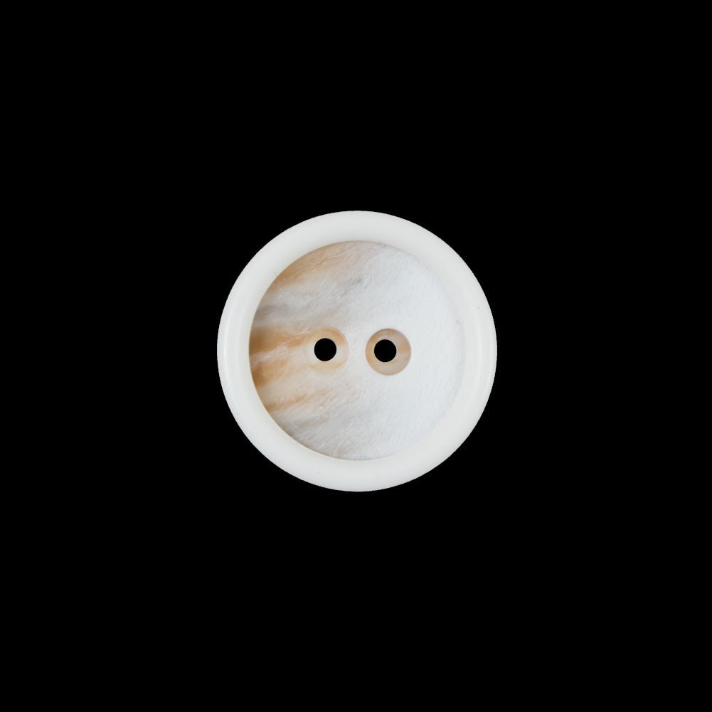 Ivory, Beige and Gray 2-Hole Plastic Button - 24L/15mm - Joann Fabrics
