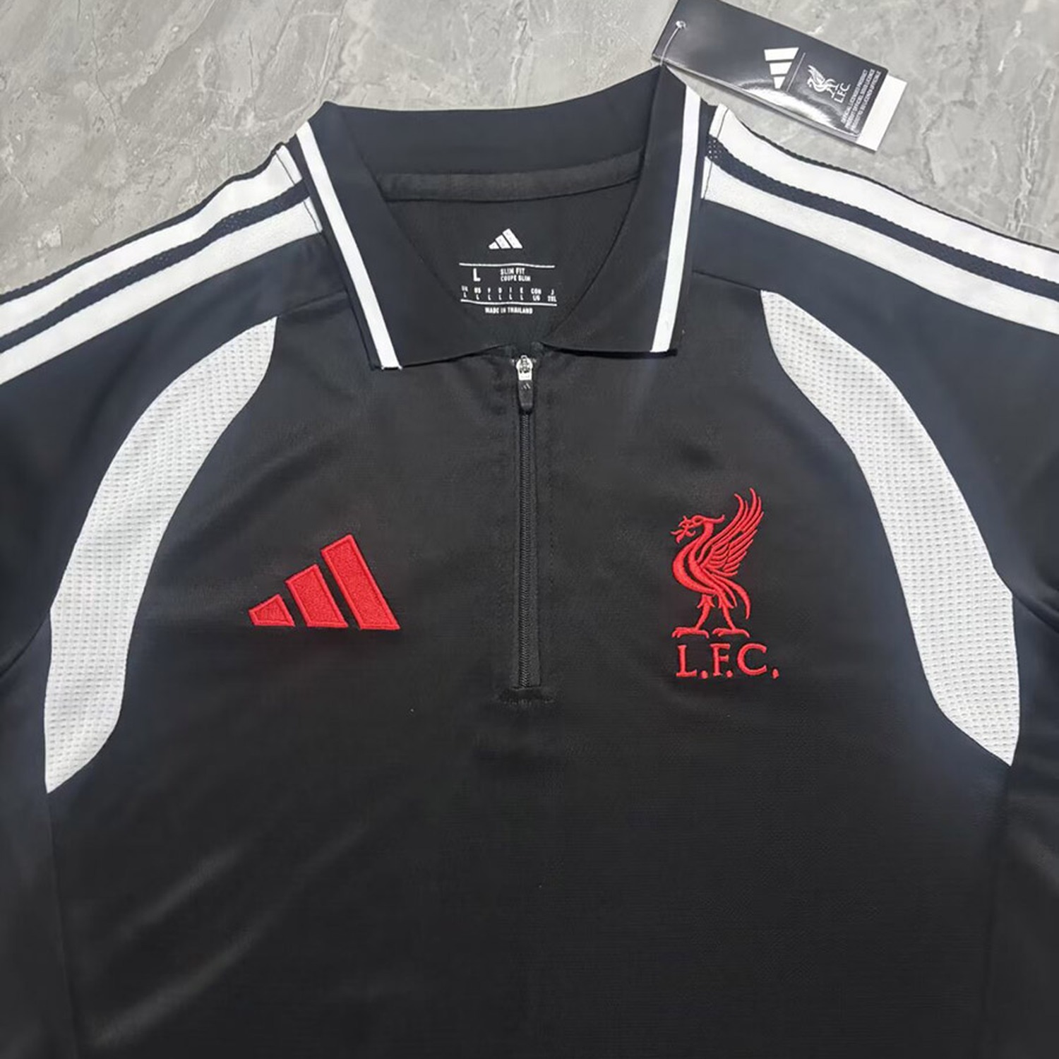Liver.pool 26-27 Black Polo Jersey - Fans Version - UnitedFutballJersey