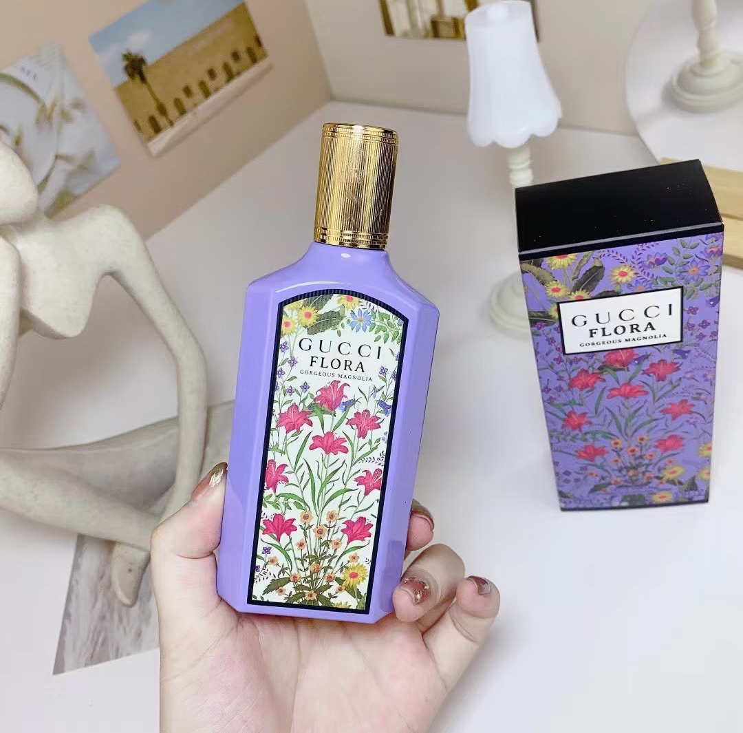 Gucci Flora Gorgeous Magnolia Eau de Parfum for Women 100ml (Purple)