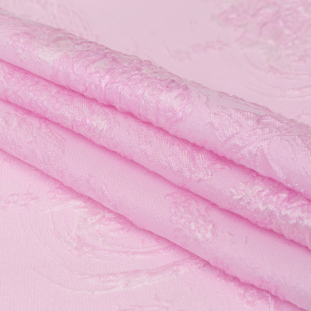 Luminous Pink Lavender Abstract Luxury Double-Layer Organza Brocade - Joann Fabrics