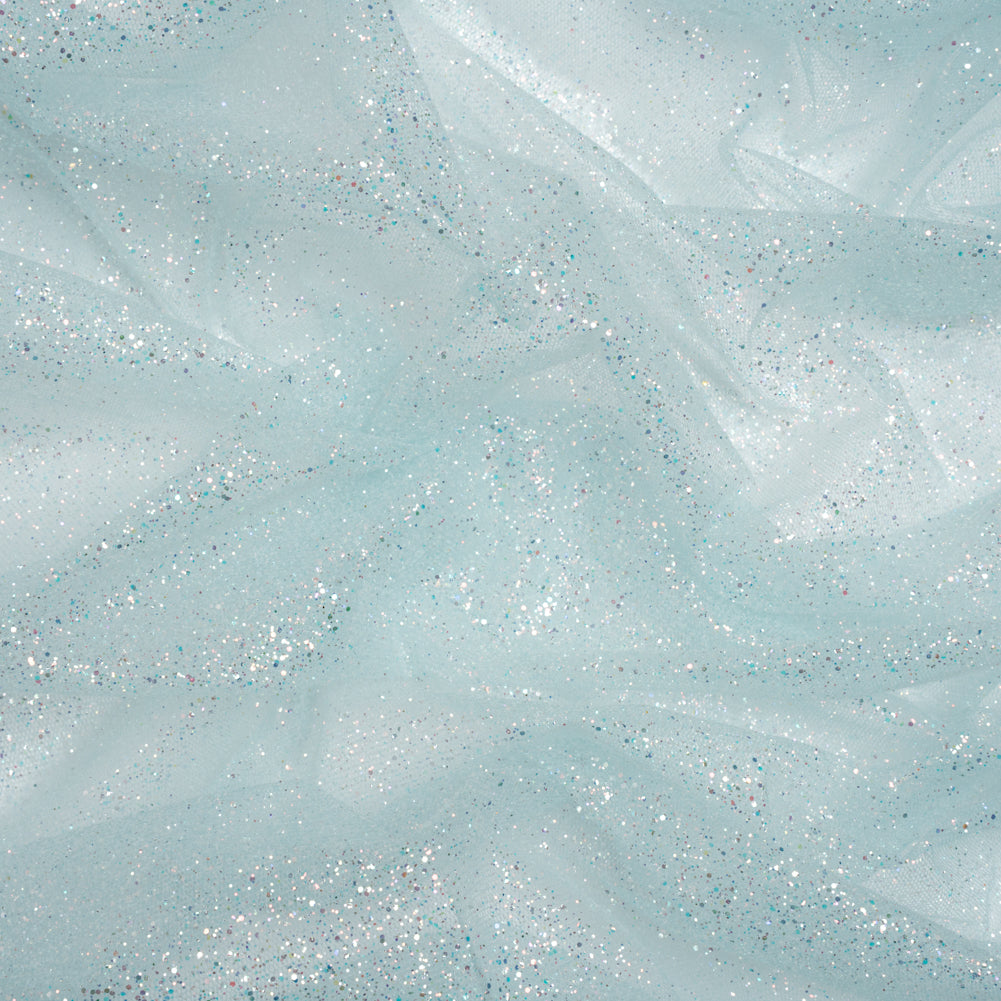 Glitter Tulle 5-yard Bundle - Clearwater Blue - Joann Fabrics