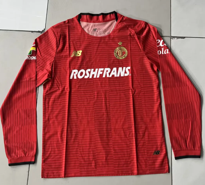2025/2026 Long Sleeve Deportivo Toluca Home Football Jersey 1:1 Thai Quality