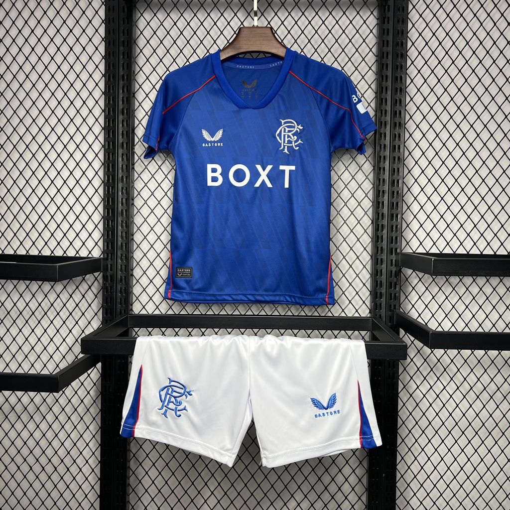 2024/2025 Rangers Home Football Shirt 1:1 Thai Quality Kids Size