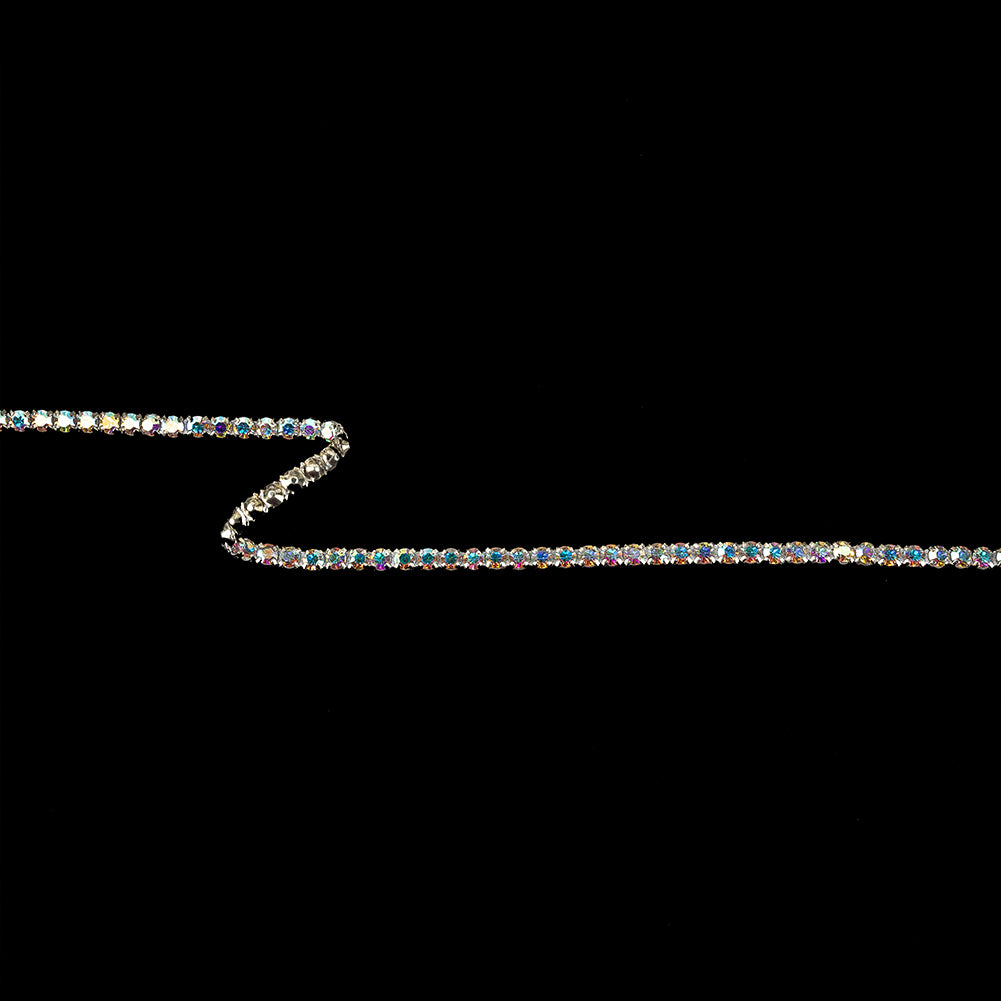 Vintage Swarovski One Row Crystal AB Rhinestone Trimming - 0.1875