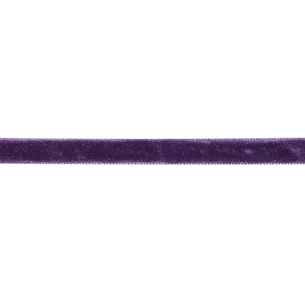 Twilight Purple Single Face Velvet Ribbon - 0.3125