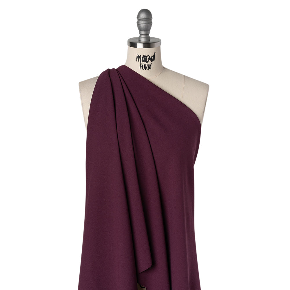 Stretch Polyester Crepe Double Knit - Amaranth Purple - Designer Deadstock - Joann Fabrics