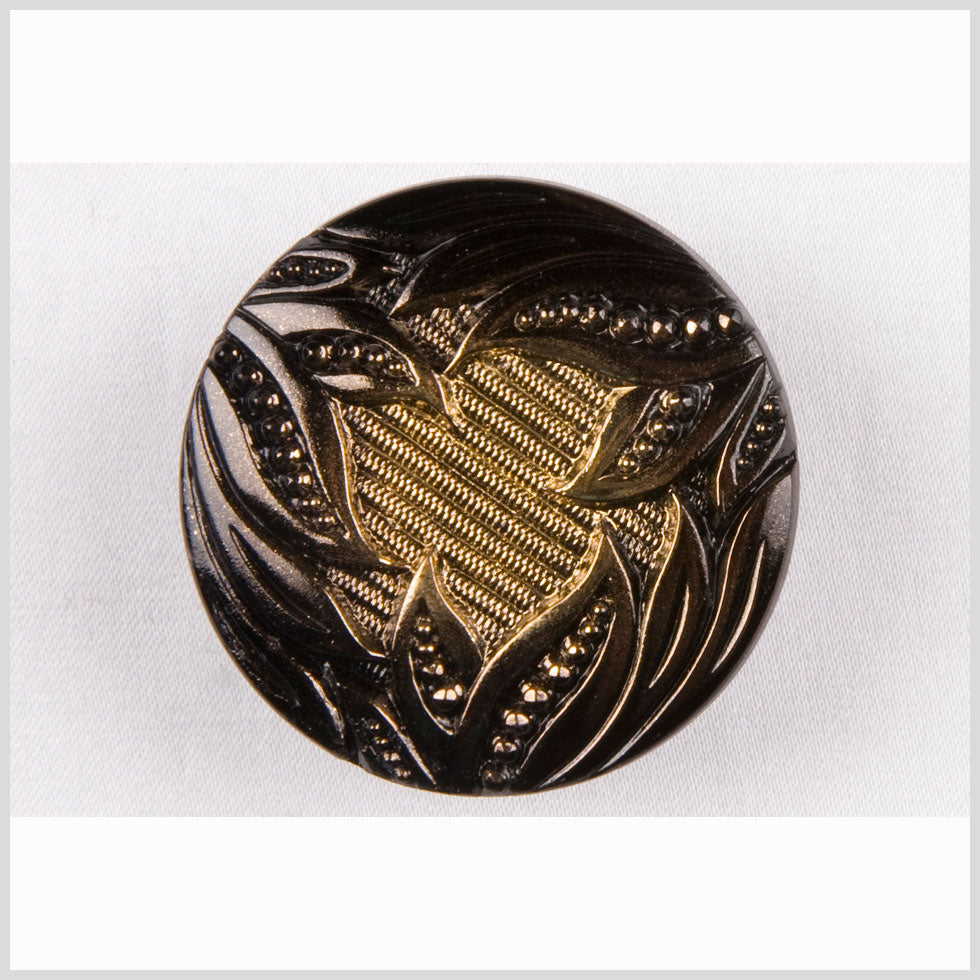 Gold Shaded Glass Button - 44L/28mm - Joann Fabrics