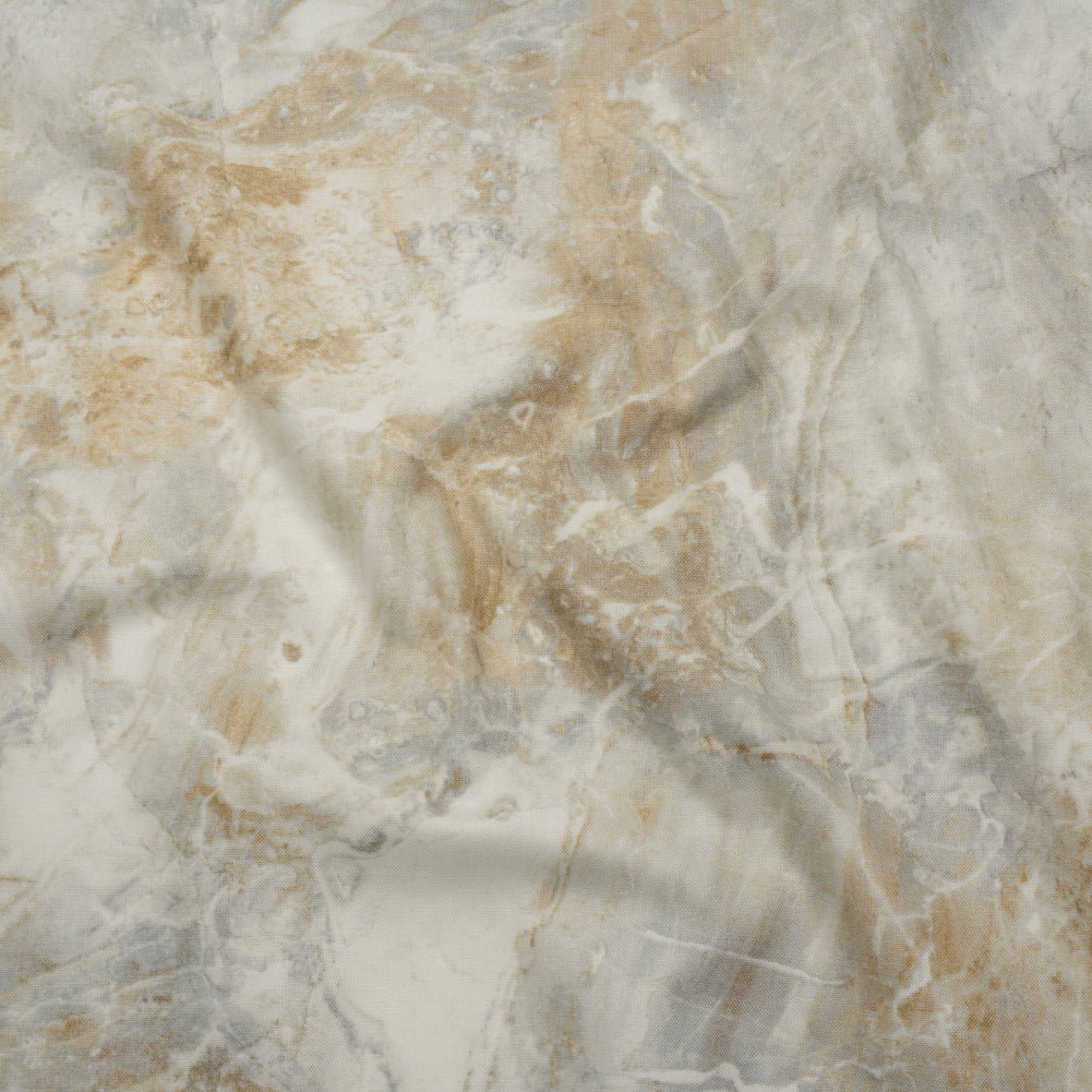 Stonehenge Quilting Cotton by Northcott - Cream Marble 3 Stone Swirl Abstract - Surfaces Collection - Joann Fabrics