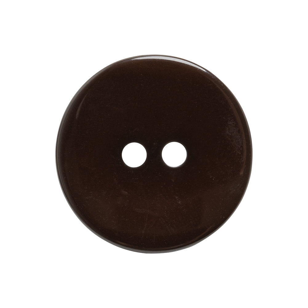 Plastic 2-Hole Button - 40L/25.5mm - Brown Faux-Shell - Joann Fabrics