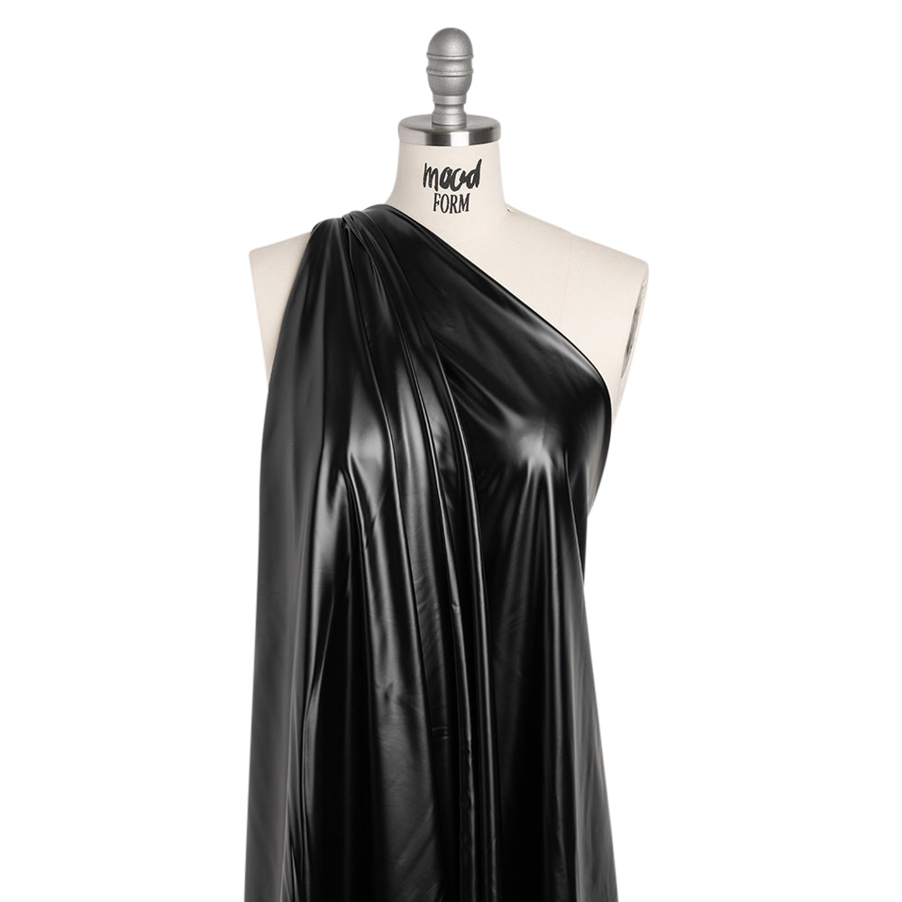 Yaya Han Stretch Faux Leather/Pleather - Glossy Black - Cosplay Collection - Joann Fabrics