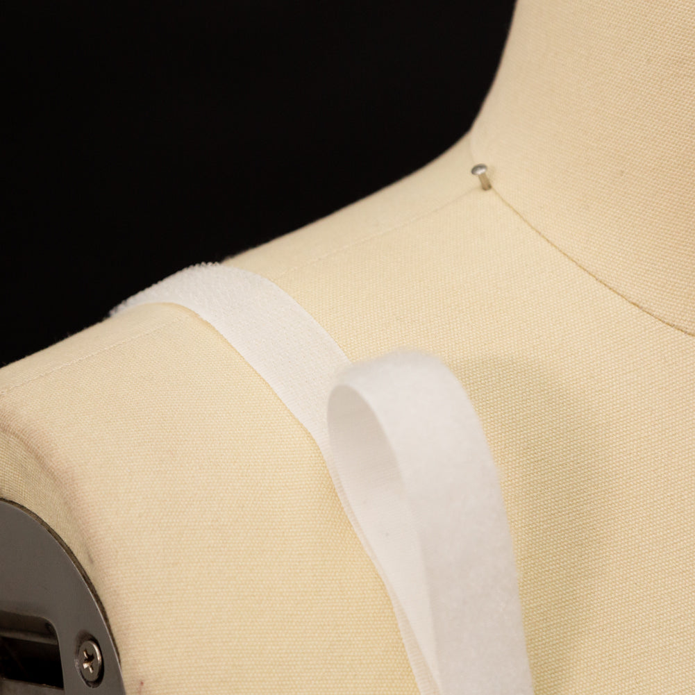 White Sticky Back VELCRO&reg; Brand Fastener - 0.625