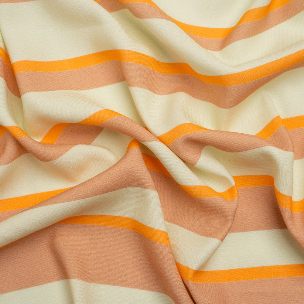 Mood Exclusive Orange Spice Latte Stretch Sustainable Rayon Batiste - Joann Fabrics