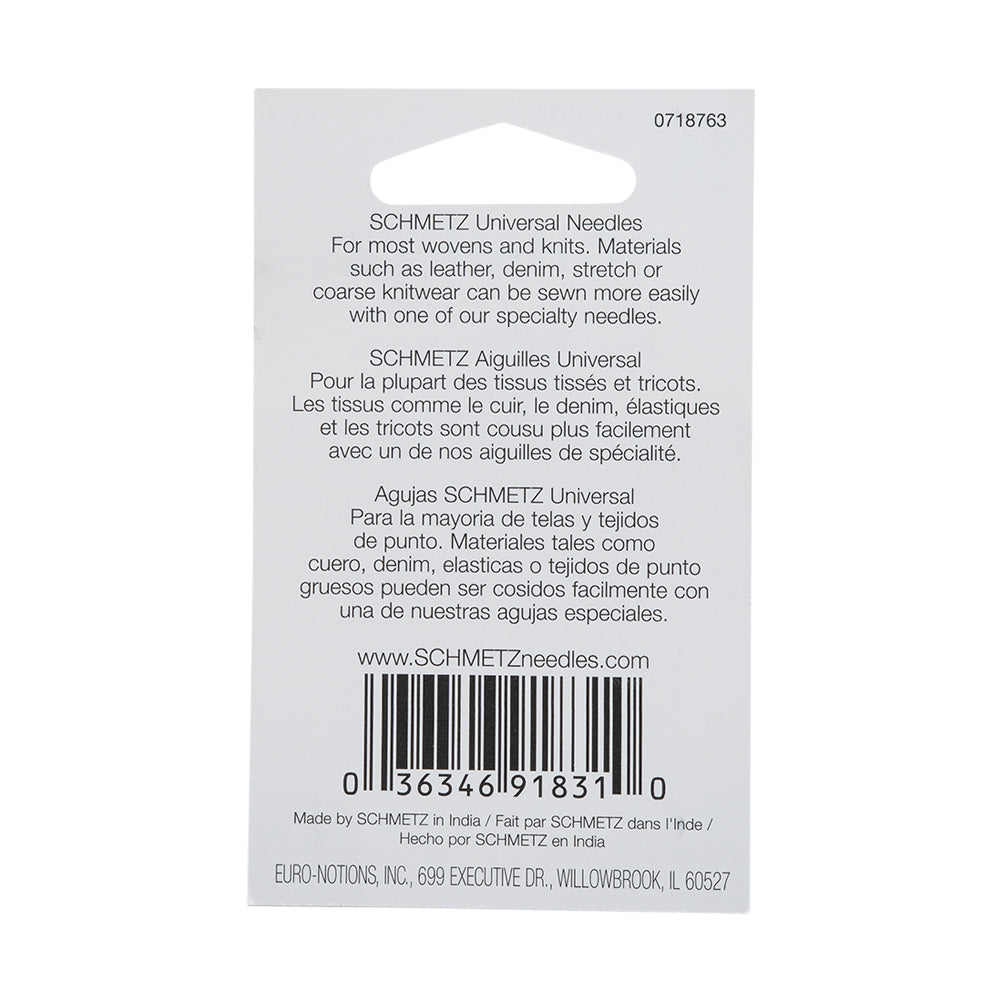 Schmetz Universal Machine Needles - 60/8 - 10 ct - Joann Fabrics