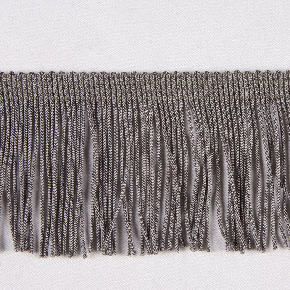 Pewter Chainette Fringe - 2