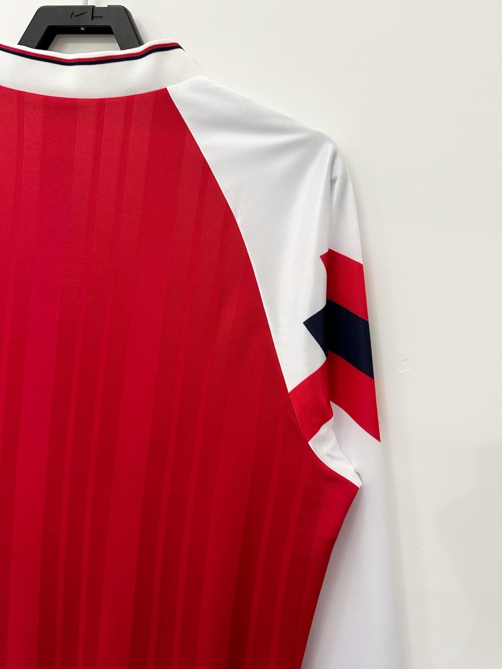 1992/1993 Retro Long Sleeve Arsenal Home Football Shirt 1:1 Thai Quality