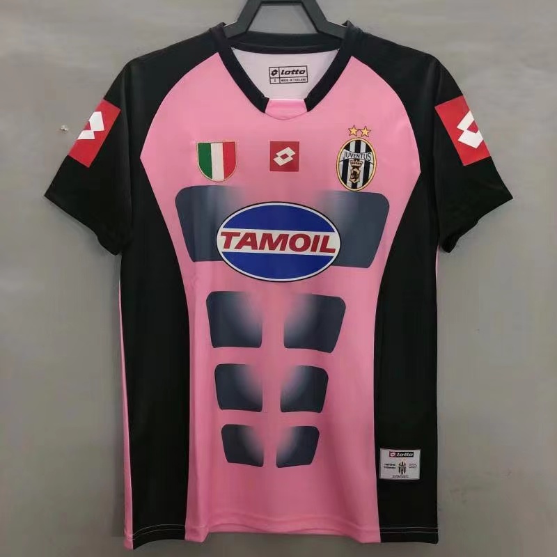 2002/2003 Retro Juventus Pink Soccer Jersey 1:1 Thai Quality