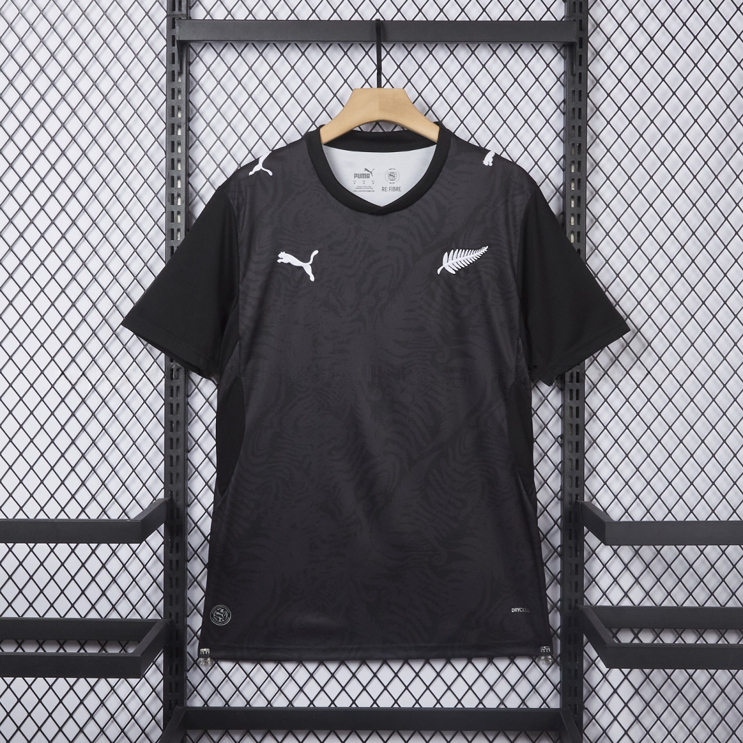 New Zealand 2026 Away Black Jersey - Fans Version - UnitedFutballJersey