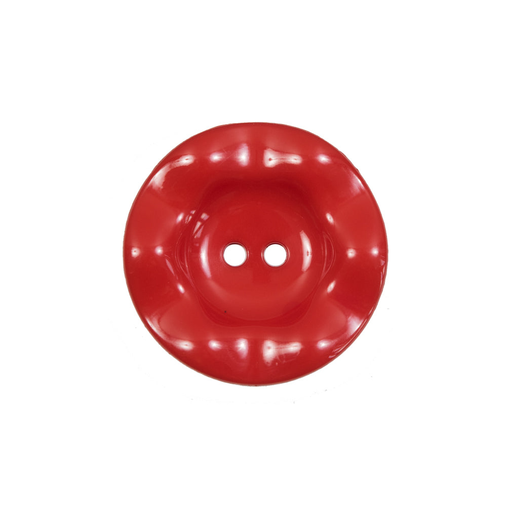 Italian Red Wavy Plastic 2-Hole - 36L/23mm - Joann Fabrics