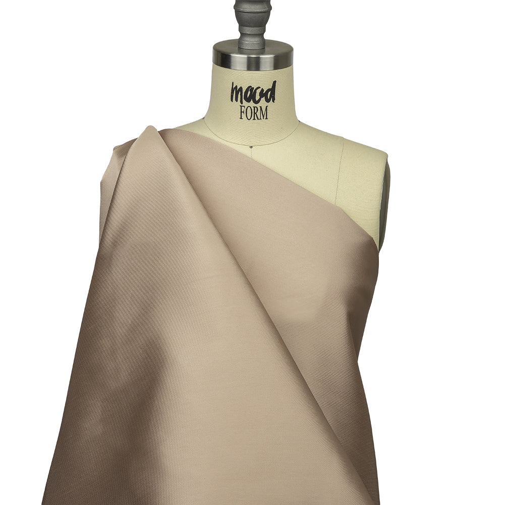 Olwyn Metallic Charcoal and Nude Double Faced Luxury Mikado - Joann Fabrics