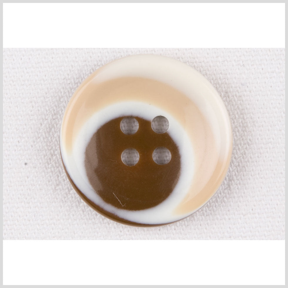 Multi-Brown Plastic Button - 40L/25.5mm - Joann Fabrics