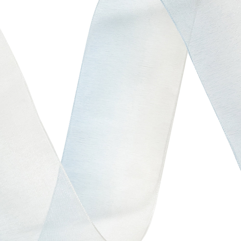 Sheer Blue and Barely Blue Ombre Ribbon - 1.5