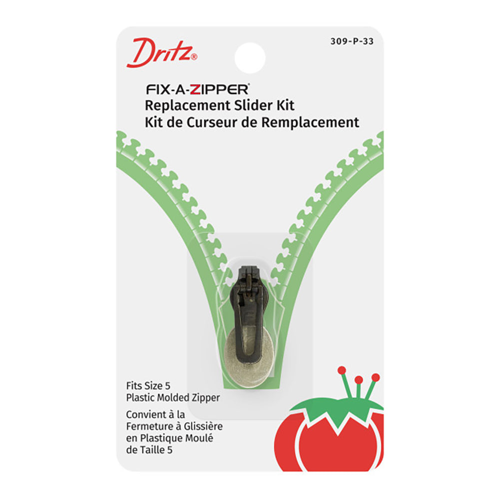 Dritz Fix-A-Zipper Replacement Slider Kit - Plastic - Joann Fabrics