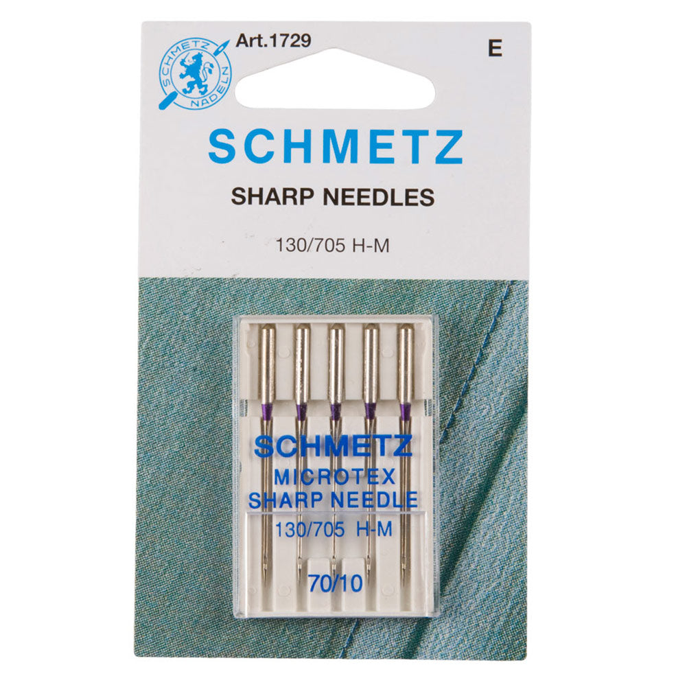 Schmetz Microtex Sharp Machine Needles - 70/10 - 5 ct - Joann Fabrics