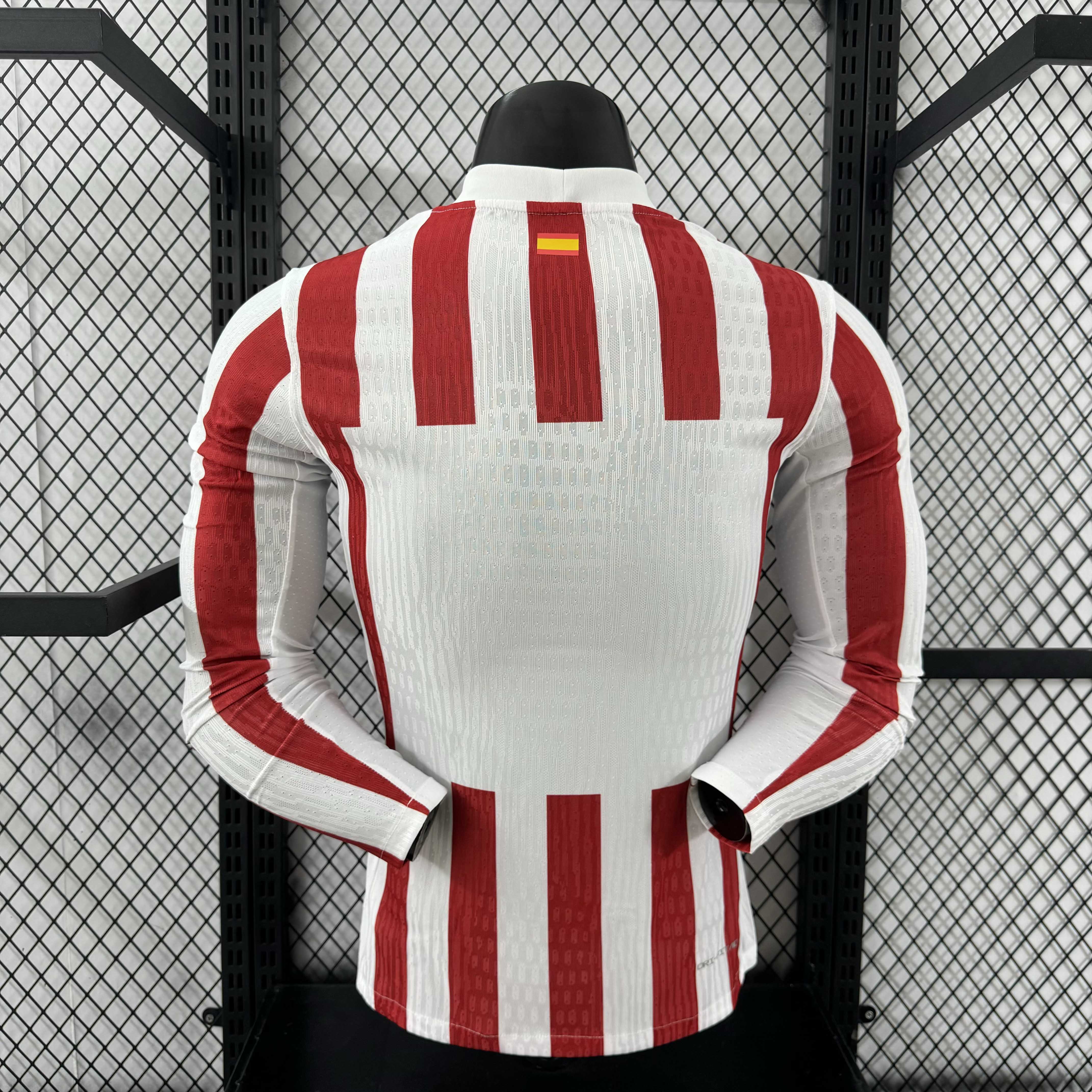 2025/2026 Player Version Atletico Madrid Home Long Sleeve 1:1 Thai Quality