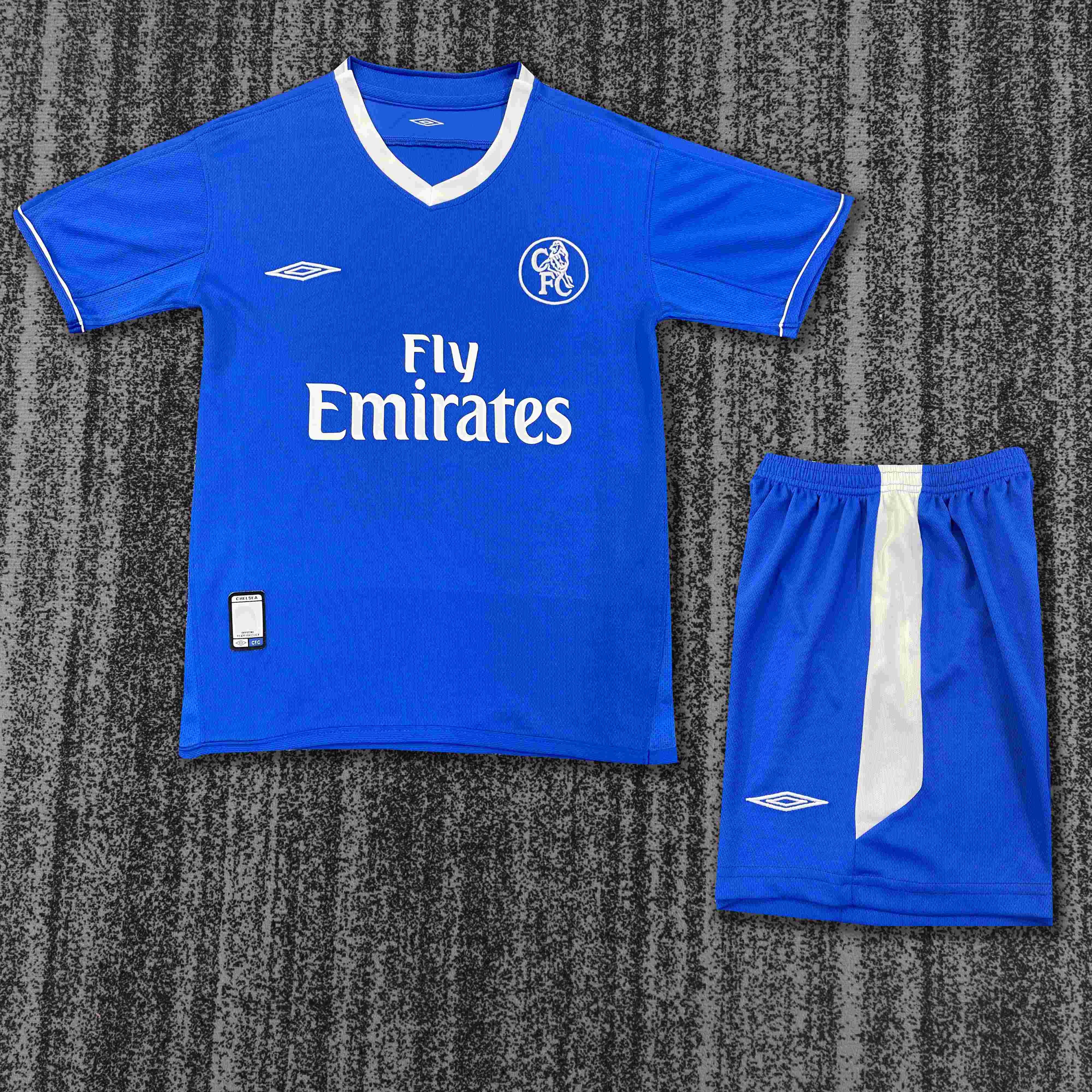 2003-2005 Retro Chelsea Home Football Jersey 1:1 Thai Quality Kids Size