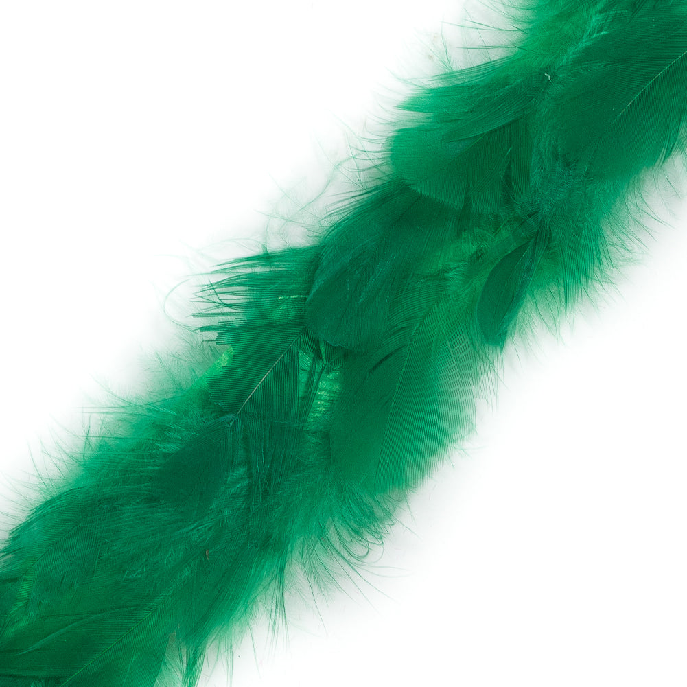 Green Hen Feather Trimming - 1