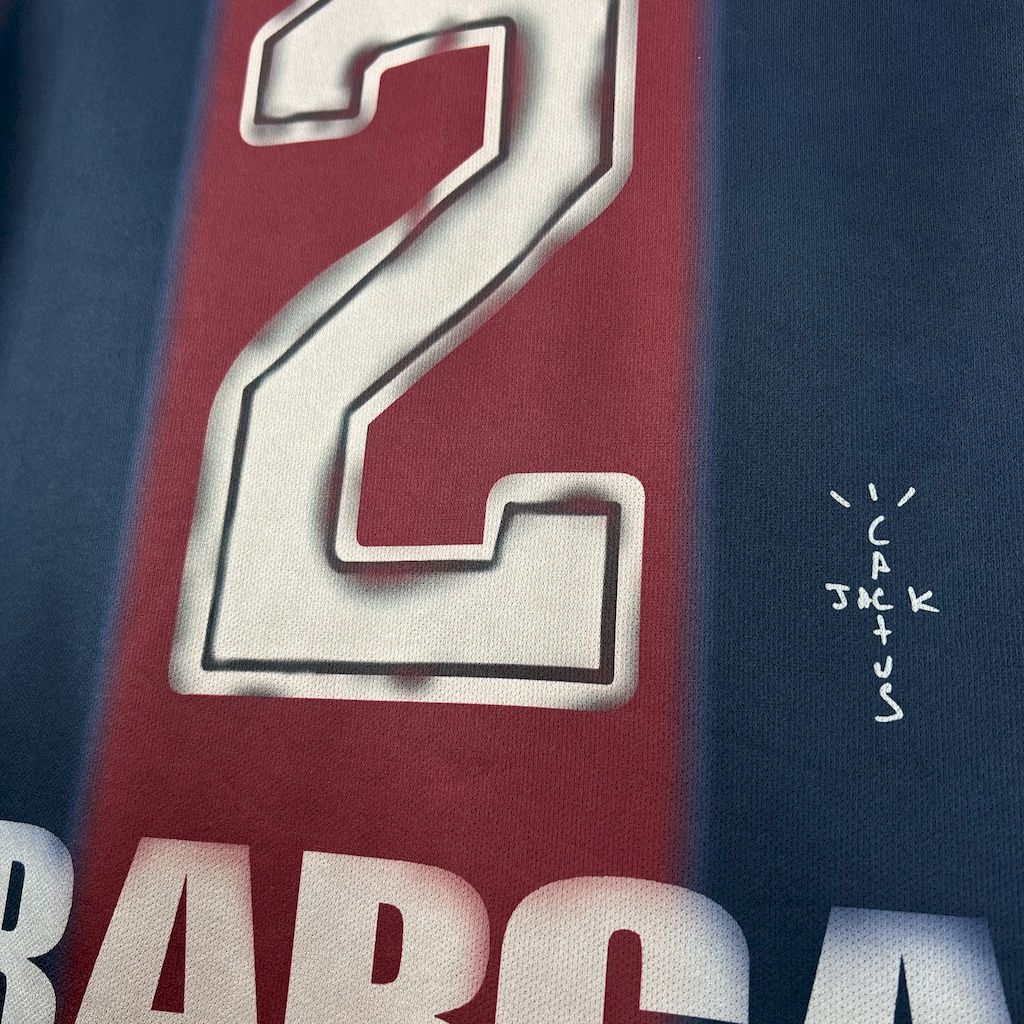 2024/2025 Barcelona x Travis Scott Collab Joint Retro Jersey 1:1 Thai Quality